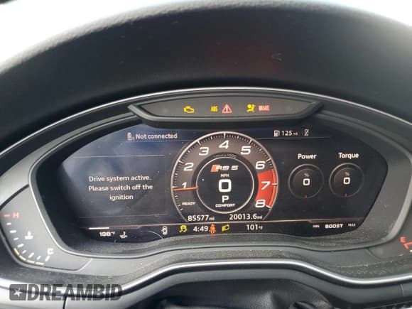 ✅ 2019 Audi RS 5 • VIN: WUAPWAF57KA901405 • Lot: 63999195. Listed on Copart with 85,577 mi. Free auction sales archive from the USA and detailed vehicle history report at DreamBid. Image 9.