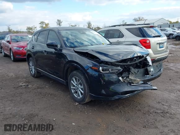 ✅ 2024 Mazda CX-5 S Select • VIN: JM3KFBBL7R0484473 • Lot: 43586378. Listed on IAAI with 11,981 mi. Free auction sales archive from the USA and detailed vehicle history report at DreamBid. Image 1.