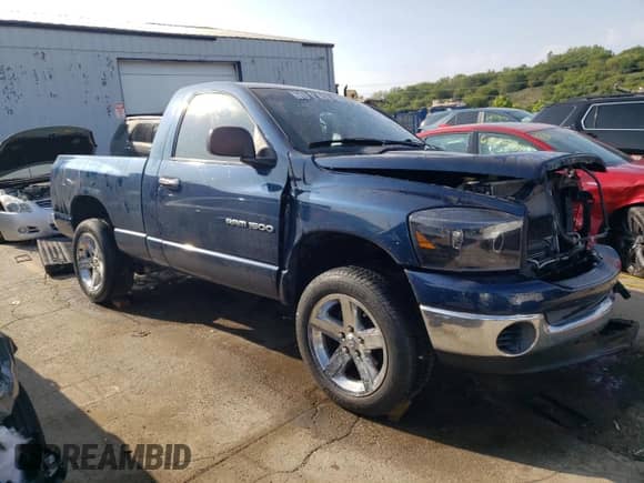 2006 Dodge 1500 SLT with VIN 1D7HA16N36J160200, listed as a Copart auction lot 68312124 with 188,412 mi miles and Salvage title. Bid and sale history available at DreamBid. Image 4.
