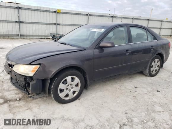 ✅ 2009 Hyundai Sonata GLS • VIN: 5NPET46C69H575001 • Лот: 83342234. Опубликован ранее на Copart с пробегом 170 202 миль. Бесплатный доступ к архиву аукционных продаж из США и подробный отчёт об истории автомобиля на DreamBid. Изображение 1.