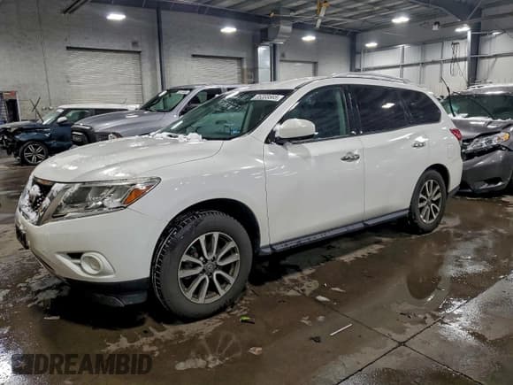 ✅ 2013 Nissan Pathfinder SV • VIN: 5N1AR2MM8DC663500 • Lot: 95333565. Listed on Copart with 136,674 mi. Free auction sales archive from the USA and detailed vehicle history report at DreamBid. Image 1.