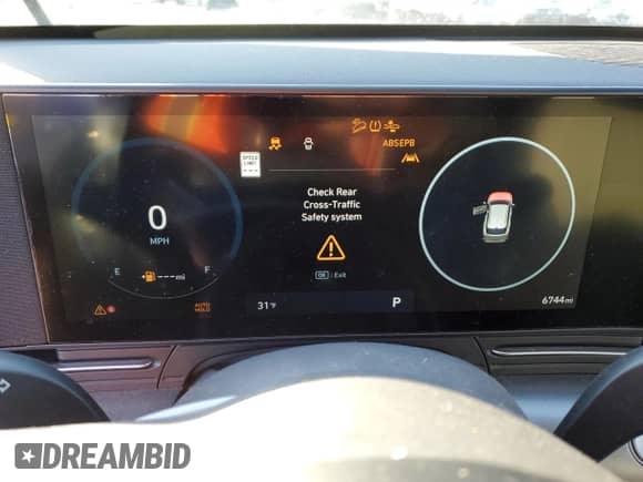 2024 Hyundai Kona SEL с VIN KM8HCCABXRU072305, выставлен на аукционе Copart как лот 41515255 с пробегом 6 744 миль миль и Списание • Salvage title. История ставок и продаж доступна на DreamBid. Изображение 9.