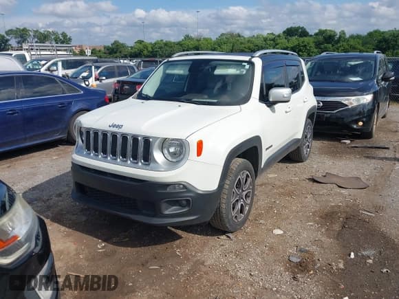 ✅ 2017 Jeep Renegade Limited • VIN: ZACCJBDB9HPF13318 • Lot: 42551359. Listed on IAAI with 136,969 mi. Free auction sales archive from the USA and detailed vehicle history report at DreamBid. Image 17.