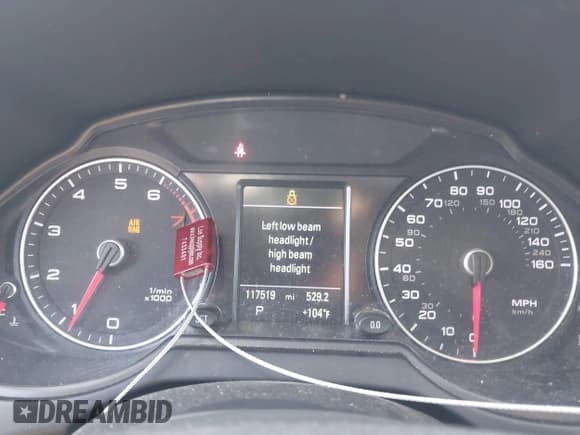 ✅ 2017 Audi Q5 Premium • VIN: WA1C2AFP5HA071857 • Lot: 42845379. Listed on IAAI with 117,519 mi. Free auction sales archive from the USA and detailed vehicle history report at DreamBid. Image 7.