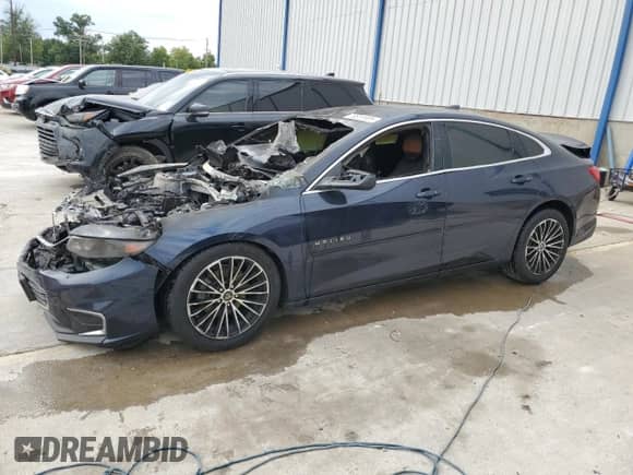 2017 Chevrolet Malibu LS with VIN 1G1ZB5ST2HF162624, listed as a Copart auction lot 70811605 with Not provided miles and Salvage title. Bid and sale history available at DreamBid. Image 1.