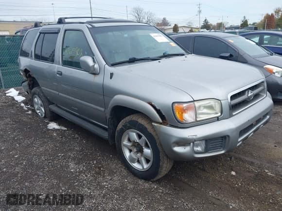 ✅ 2001 Nissan Pathfinder LE • VIN: JN8DR09Y51W607613 • Lot: 43617902. Listed on IAAI with 207,278 mi. Free auction sales archive from the USA and detailed vehicle history report at DreamBid. Image 1.
