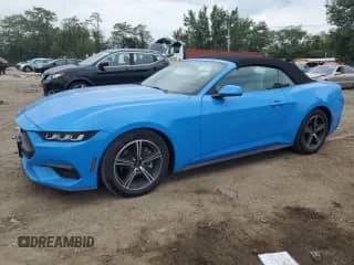 2024 Ford Mustang EcoBoost Premium с VIN 1FAGP8UHXR5123058, выставлен на аукционе Copart как лот 70063635 с пробегом 37 766 миль миль и Списание • Salvage title. История ставок и продаж доступна на DreamBid. Изображение 1.