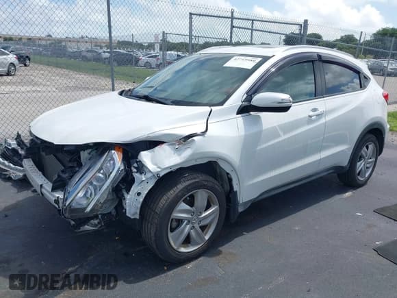 ✅ 2019 Honda HR-V EX-L • VIN: 3CZRU5H78KM712194 • Lot: 42719980. Listed on IAAI with 75,187 mi. Free auction sales archive from the USA and detailed vehicle history report at DreamBid. Image 2.