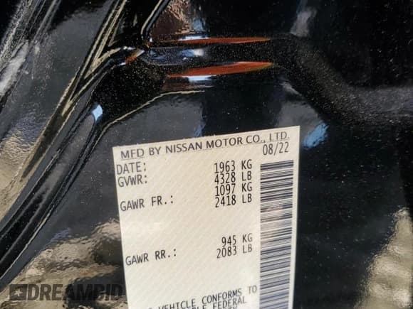 ✅ 2023 Nissan Altima SV • VIN: 1N4BL4DV9PN300796 • Лот: 89544515. Опубликован ранее на Copart с пробегом 24 875 миль. Бесплатный доступ к архиву аукционных продаж из США и подробный отчёт об истории автомобиля на DreamBid. Изображение 12.