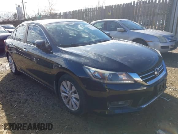 ✅ 2015 Honda Accord EX-L • VIN: 1HGCR2F89FA046474 • Lot: 43775766. Listed on IAAI with 100,650 mi. Free auction sales archive from the USA and detailed vehicle history report at DreamBid. Image 1.