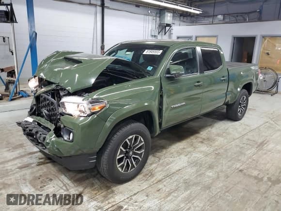 ✅ 2021 Toyota Tacoma TRD Sport • VIN: 3TMDZ5BN2MM118454 • Lot: 81945555. Listed on Copart with 47,127 mi. Free auction sales archive from the USA and detailed vehicle history report at DreamBid. Image 1.