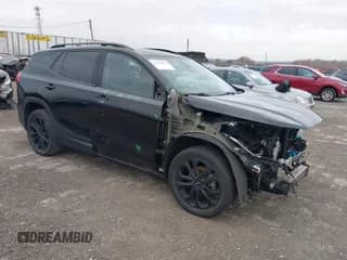 ✅ 2021 GMC Terrain SLE • VIN: 3GKALTEVXML387753 • Lot: 43600853. Listed on IAAI with 63,360 mi. Free auction sales archive from the USA and detailed vehicle history report at DreamBid. Image 1.