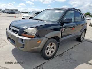 2009 Hyundai Tucson SE with VIN KM8JN12D69U934404, listed as a Copart auction lot 60915465 with 173,236 mi miles and Clean title. Bid and sale history available at DreamBid. Image 1.