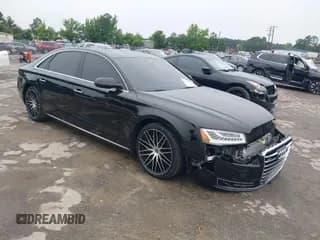 ✅ 2015 Audi A8 4.0T • VIN: WAU32AFD8FN019377 • Lot: 42501787. Wystawiony na IAAI z przebiegiem 116 355 mil. Bezpłatny archiwum sprzedaży aukcyjnych z USA i szczegółowy raport historii pojazdu na DreamBid. Zdjęcie 1.