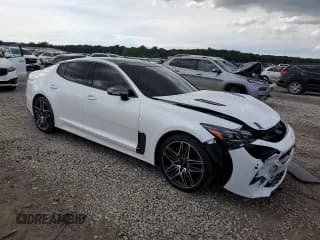 ✅ 2022 Kia Stinger GT1 • VIN: KNAE45LC4N6122102 • Lot: 57122094. Listed on Copart with 15,491 mi. Free auction sales archive from the USA and detailed vehicle history report at DreamBid. Image 4.