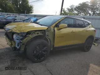 ✅ 2022 Chevrolet Blazer RS • VIN: 3GNKBERS2NS137422 • Lot: 62146565. Wystawiony na Copart z przebiegiem 38 565 mil. Bezpłatny archiwum sprzedaży aukcyjnych z USA i szczegółowy raport historii pojazdu na DreamBid. Zdjęcie 1.