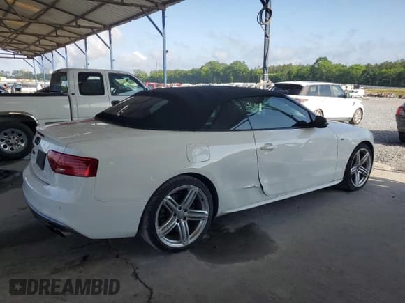 ✅ 2013 Audi S5 Premium Plus • VIN: WAUCGAFH8DN009451 • Lot: 57785385. Listed on Copart with 92,319 mi. Free auction sales archive from the USA and detailed vehicle history report at DreamBid. Image 3.