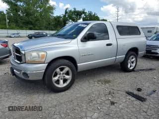 2006 Dodge 1500 SLT with VIN 1D7HA16N86J152397, listed as a Copart auction lot 58801835 with 166,179 mi miles and Salvage title. Bid and sale history available at DreamBid. Image 1.