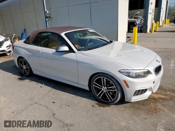 ✅ 2018 BMW 2 Series M240i • VIN: WBA2N1C5XJVC27806 • Лот: 68359975. Опубликован ранее на Copart с пробегом 6 322 миль. Бесплатный доступ к архиву аукционных продаж из США и подробный отчёт об истории автомобиля на DreamBid. Изображение 4.