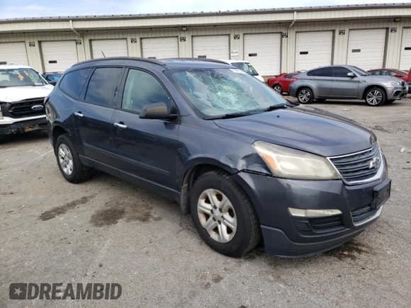 ✅ 2013 Chevrolet Traverse LS • VIN: 1GNKRFED1DJ141647 • Lot: 71841534. Wystawiony na Copart z przebiegiem 209 534 mil. Bezpłatny archiwum sprzedaży aukcyjnych z USA i szczegółowy raport historii pojazdu na DreamBid. Zdjęcie 4.