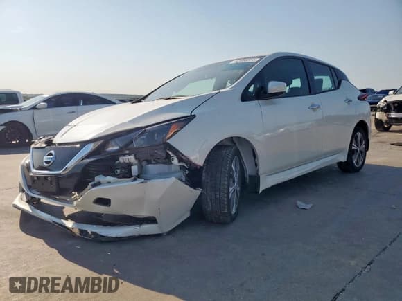 ✅ 2021 Nissan LEAF SV Plus • VIN: 1N4BZ1CVXMC555687 • Lot: 67686855. Listed on Copart with 45,781 mi. Free auction sales archive from the USA and detailed vehicle history report at DreamBid. Image 1.