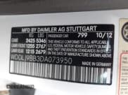 ✅ 2013 Mercedes-Benz CLS 550 • VIN: WDDLJ9BB3DA073950 • Lot: 42841296. Listed on IAAI with 203,223 mi. Free auction sales archive from the USA and detailed vehicle history report at DreamBid. Image 9.