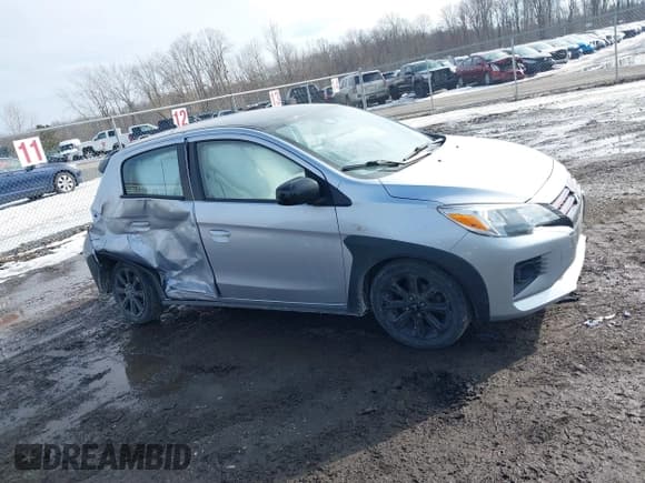 ✅ 2023 Mitsubishi Mirage Black Edition • VIN: ML32AWHJ7PH000985 • Lot: 41715630. Listed on IAAI with 33,582 mi. Free auction sales archive from the USA and detailed vehicle history report at DreamBid. Image 12.