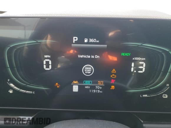 ✅ 2023 Kia Niro SX Touring • VIN: KNDCR3LF7P5052338 • Lot: 75649254. Wystawiony na Copart z przebiegiem 11 919 mil. Bezpłatny archiwum sprzedaży aukcyjnych z USA i szczegółowy raport historii pojazdu na DreamBid. Zdjęcie 9.