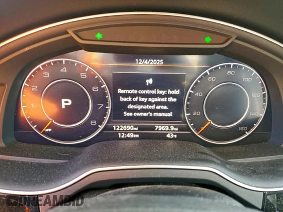 ✅ 2019 Audi Q7 Prestige • VIN: WA1VAAF70KD026665 • Лот: 92529065. Опубликован ранее на Copart с пробегом 122 690 миль. Бесплатный доступ к архиву аукционных продаж из США и подробный отчёт об истории автомобиля на DreamBid. Изображение 9.