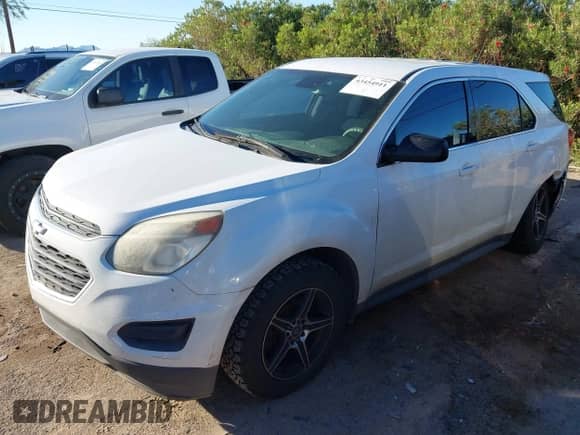 2016 Chevrolet Equinox LS with VIN 2GNALBEK7G6346928, listed as a IAAI auction lot 43454911 with 160,689 mi miles and . Bid and sale history available at DreamBid. Image 2.