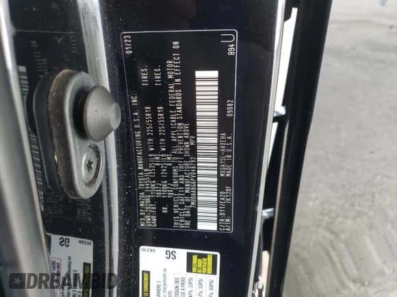 ✅ 2023 Toyota Corolla Cross XLE • VIN: 7MUDAABG6PV048792 • Lot: 56819095. Listed on Copart with 59,189 mi. Free auction sales archive from the USA and detailed vehicle history report at DreamBid. Image 14.