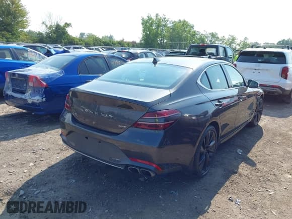✅ 2023 Genesis G70 2.0T • VIN: KMTG34TA1PU104311 • Лот: 42901221. Опубликован ранее на IAAI с пробегом Не указан. Бесплатный доступ к архиву аукционных продаж из США и подробный отчёт об истории автомобиля на DreamBid. Изображение 4.