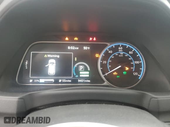 ✅ 2025 Nissan LEAF S • VIN: 1N4AZ1BV5SC557292 • Lot: 85335985. Listed on Copart with 9,401 mi. Free auction sales archive from the USA and detailed vehicle history report at DreamBid. Image 9.