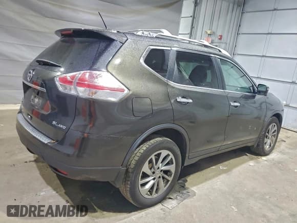 ✅ 2015 Nissan Rogue SL • VIN: 5N1AT2MV7FC873700 • Lot: 94047635. Listed on Copart with 97,139 mi. Free auction sales archive from the USA and detailed vehicle history report at DreamBid. Image 3.