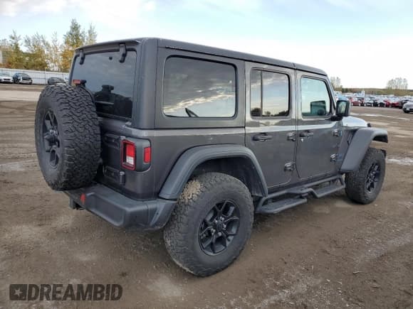 ✅ 2024 Jeep Wrangler Willys • VIN: 1C4RJXN61RW161106 • Лот: 86268845. Опубликован ранее на Copart с пробегом 18 937 миль. Бесплатный доступ к архиву аукционных продаж из США и подробный отчёт об истории автомобиля на DreamBid. Изображение 3.