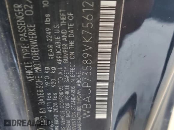 ✅ 2009 BMW 1 Series 128i • VIN: WBAUP73589VK75612 • Лот: 66622145. Опубликован ранее на Copart с пробегом 106 931 миль. Бесплатный доступ к архиву аукционных продаж из США и подробный отчёт об истории автомобиля на DreamBid. Изображение 12.