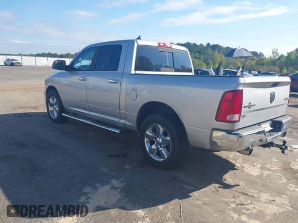 2014 Ram 1500 Big Horn with VIN 1C6RR7LT4ES447641, listed as a IAAI auction lot 43394148 with 174,844 mi miles and . Bid and sale history available at DreamBid. Image 3.
