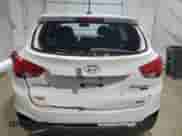2013 Hyundai Tucson GLS z VIN KM8JUCAC9DU774387, wystawiony jako Copart lot #67417185 z przebiegiem 108 385 mil mil oraz Szkoda całkowita • Salvage title. Historia ofert i sprzedaży dostępna na DreamBid. Obrazek 6.