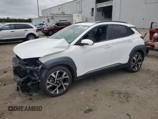 ✅ 2022 Hyundai Kona Limited • VIN: KM8K5CA35NU864087 • Лот: 68535565. Опубликован ранее на Copart с пробегом 35 057 миль. Бесплатный доступ к архиву аукционных продаж из США и подробный отчёт об истории автомобиля на DreamBid. Изображение 1.
