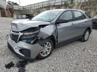 ✅ 2024 Chevrolet Equinox LS • VIN: 3GNAX5EG7RL281448 • Лот: 67126675. Опубликован ранее на Copart с пробегом 36 273 миль. Бесплатный доступ к архиву аукционных продаж из США и подробный отчёт об истории автомобиля на DreamBid. Изображение 1.