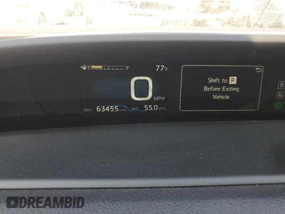 ✅ 2016 Toyota Prius Four • VIN: JTDKARFU7G3025085 • Лот: 80996315. Опубликован ранее на Copart с пробегом 63 455 миль. Бесплатный доступ к архиву аукционных продаж из США и подробный отчёт об истории автомобиля на DreamBid. Изображение 9.