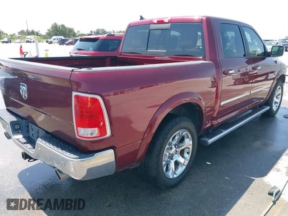 2017 Ram 1500 Laramie with VIN 1C6RR6NT1HS703794, listed as a IAAI auction lot 43143575 with 146,553 mi miles and . Bid and sale history available at DreamBid. Image 4.
