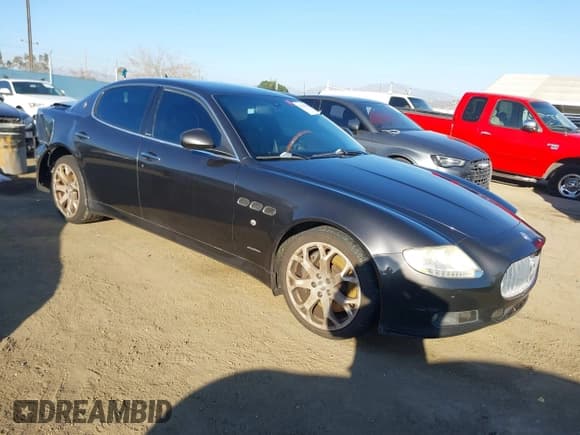 ✅ 2009 Maserati Quattroporte • VIN: ZAMJK39A890044705 • Lot: 41656441. Listed on IAAI with 131,776 mi. Free auction sales archive from the USA and detailed vehicle history report at DreamBid. Image 1.