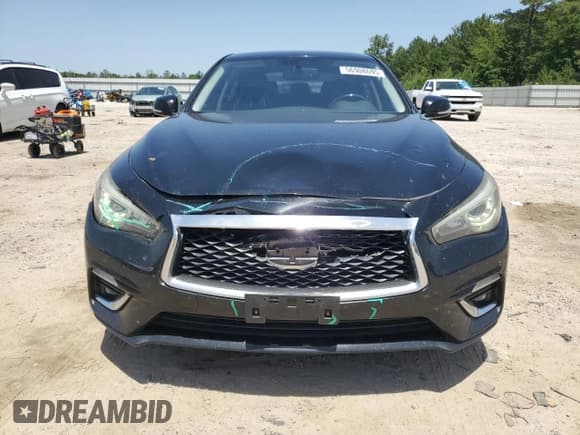 ✅ 2018 Infiniti Q50 Luxe • VIN: JN1EV7AP5JM352595 • Лот: 56908695. Опубликован ранее на Copart с пробегом 166 102 миль. Бесплатный доступ к архиву аукционных продаж из США и подробный отчёт об истории автомобиля на DreamBid. Изображение 5.