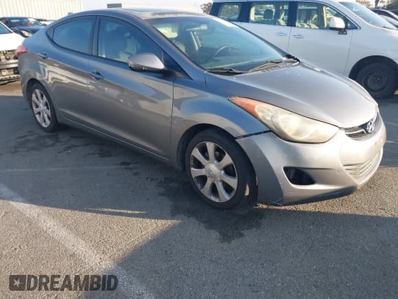 ✅ 2012 Hyundai Elantra GLS • VIN: 5NPDH4AE0CH149477 • Lot: 43529358. Listed on IAAI with 168,138 mi. Free auction sales archive from the USA and detailed vehicle history report at DreamBid. Image 1.