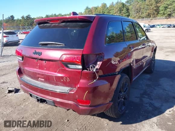 2018 Jeep Grand Cherokee Altitude z VIN 1C4RJFAG4JC343770, wystawiony jako IAAI lot #43439599 z przebiegiem 136 804 mil mil oraz . Historia ofert i sprzedaży dostępna na DreamBid. Obrazek 4.