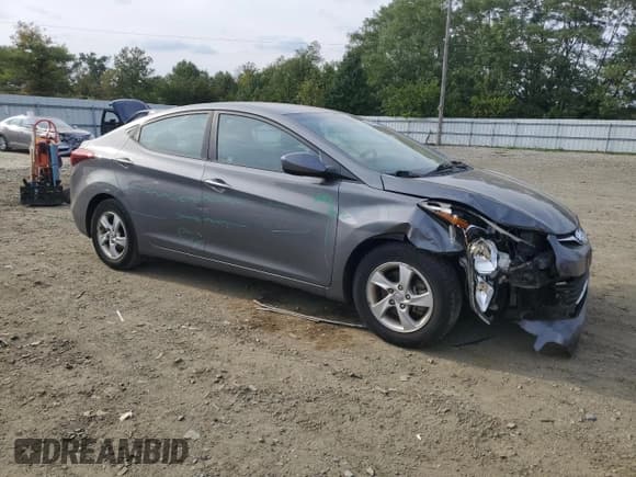 ✅ 2014 Hyundai Elantra SE • VIN: 5NPDH4AE0EH466727 • Lot: 82087275. Listed on Copart with 61,700 mi. Free auction sales archive from the USA and detailed vehicle history report at DreamBid. Image 4.