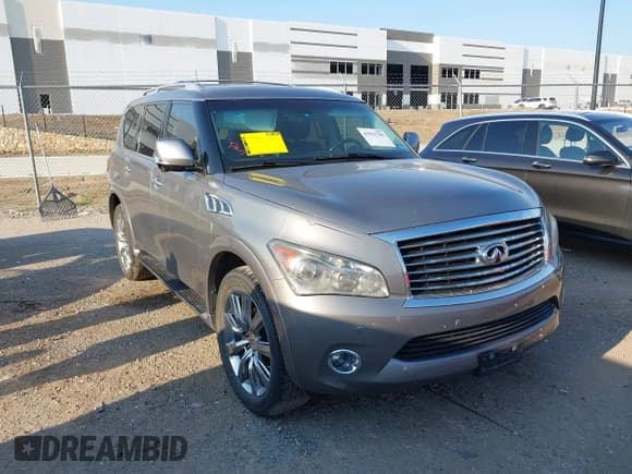 ✅ 2013 Infiniti QX56 • VIN: JN8AZ2NE1D9061003 • Lot: 42922786. Wystawiony na IAAI z przebiegiem 159 504 mil. Bezpłatny archiwum sprzedaży aukcyjnych z USA i szczegółowy raport historii pojazdu na DreamBid. Zdjęcie 1.