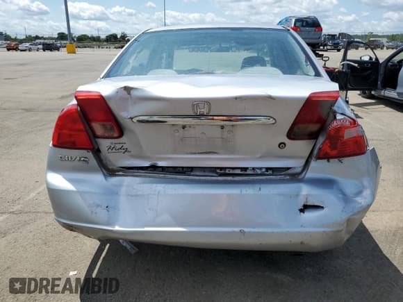 ✅ 2001 Honda Civic EX • VIN: 1HGES25771L059582 • Lot: 61450075. Listed on Copart with 253,126 mi. Free auction sales archive from the USA and detailed vehicle history report at DreamBid. Image 6.