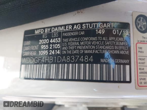 ✅ 2013 Mercedes-Benz C 250 Sport • VIN: WDDGF4HB1DA837484 • Lot: 42802918. Wystawiony na IAAI z przebiegiem 173 781 mil. Bezpłatny archiwum sprzedaży aukcyjnych z USA i szczegółowy raport historii pojazdu na DreamBid. Zdjęcie 9.